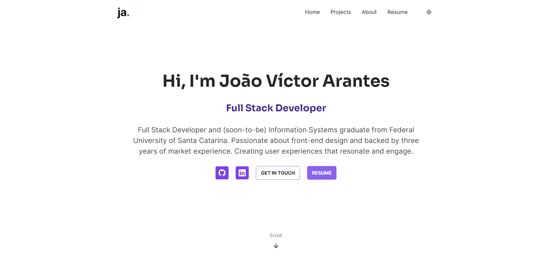 Old Portfolio preview